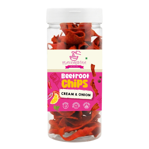 Beetroot Chips Cream & Onion